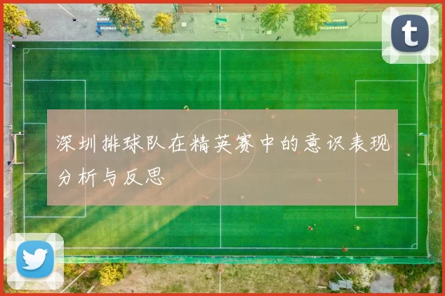 深圳排球队在精英赛中的意识表现分析与反思